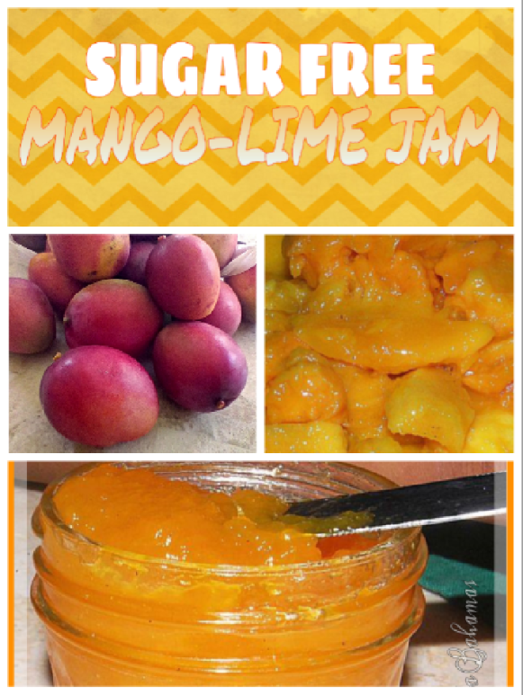 Sugar Free Mango-Lime Jam